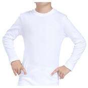 ÇOCUK %100 Pamuklu Tişört (T-Shirt) baskı (0 yaka) uzun kollu / ÇT02